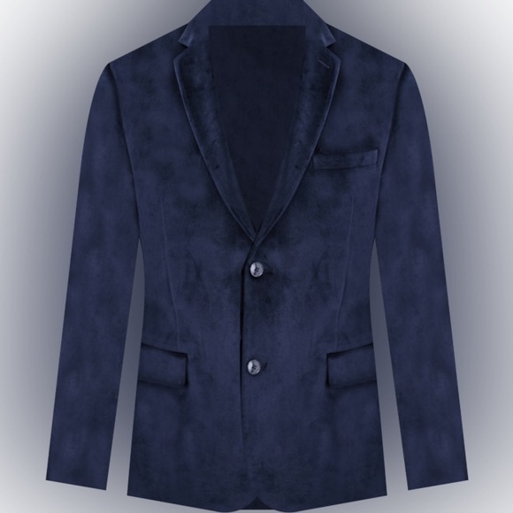 Bar IIIMen's Slim-Fit Velvet Sport Coat / 40R / Blue
